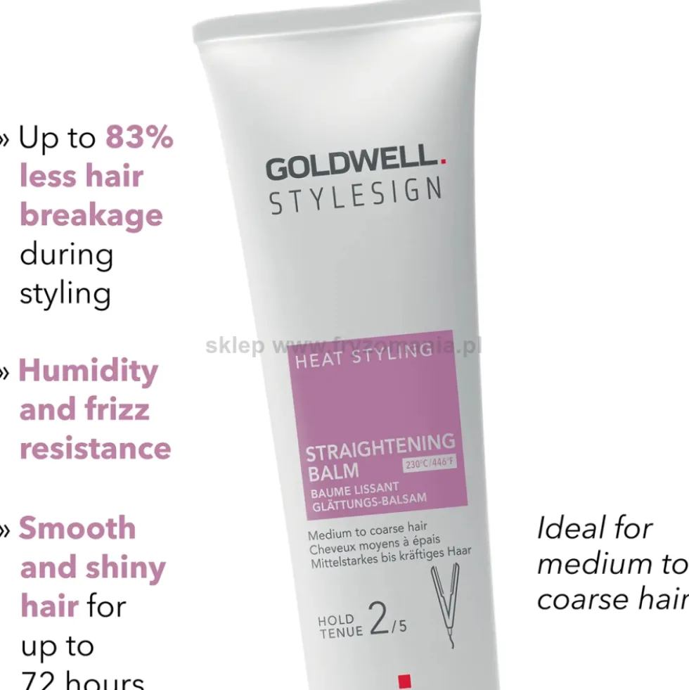 Goldwell Stylesign Heat Straightening Krem prostujący włosy 100ml