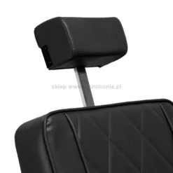 Hair System BM88066 Fotel barberski czarny, czarna rama, dostępny w 48h