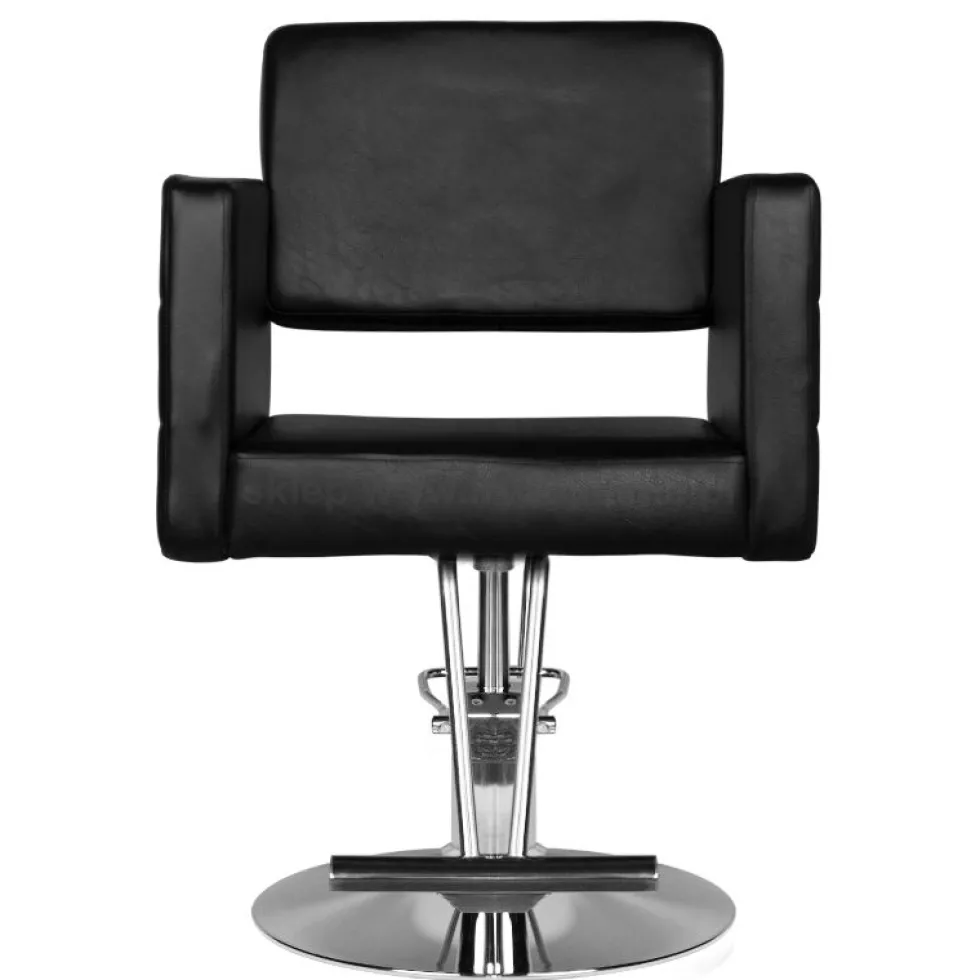 Hair System HS33 Fotel fryzjerski, czarny dostępny w 48h