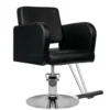 Hair System HS92 Fotel fryzjerski, czarny dostępny w 48h