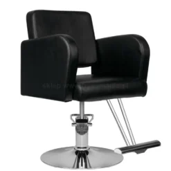 Hair System HS92 Fotel fryzjerski, czarny dostępny w 48h