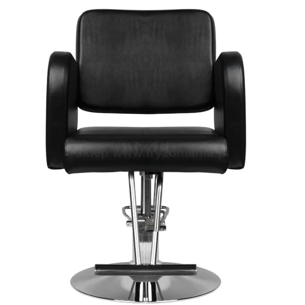 Hair System HS92 Fotel fryzjerski, czarny dostępny w 48h