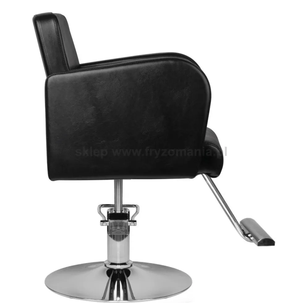 Hair System HS92 Fotel fryzjerski, czarny dostępny w 48h