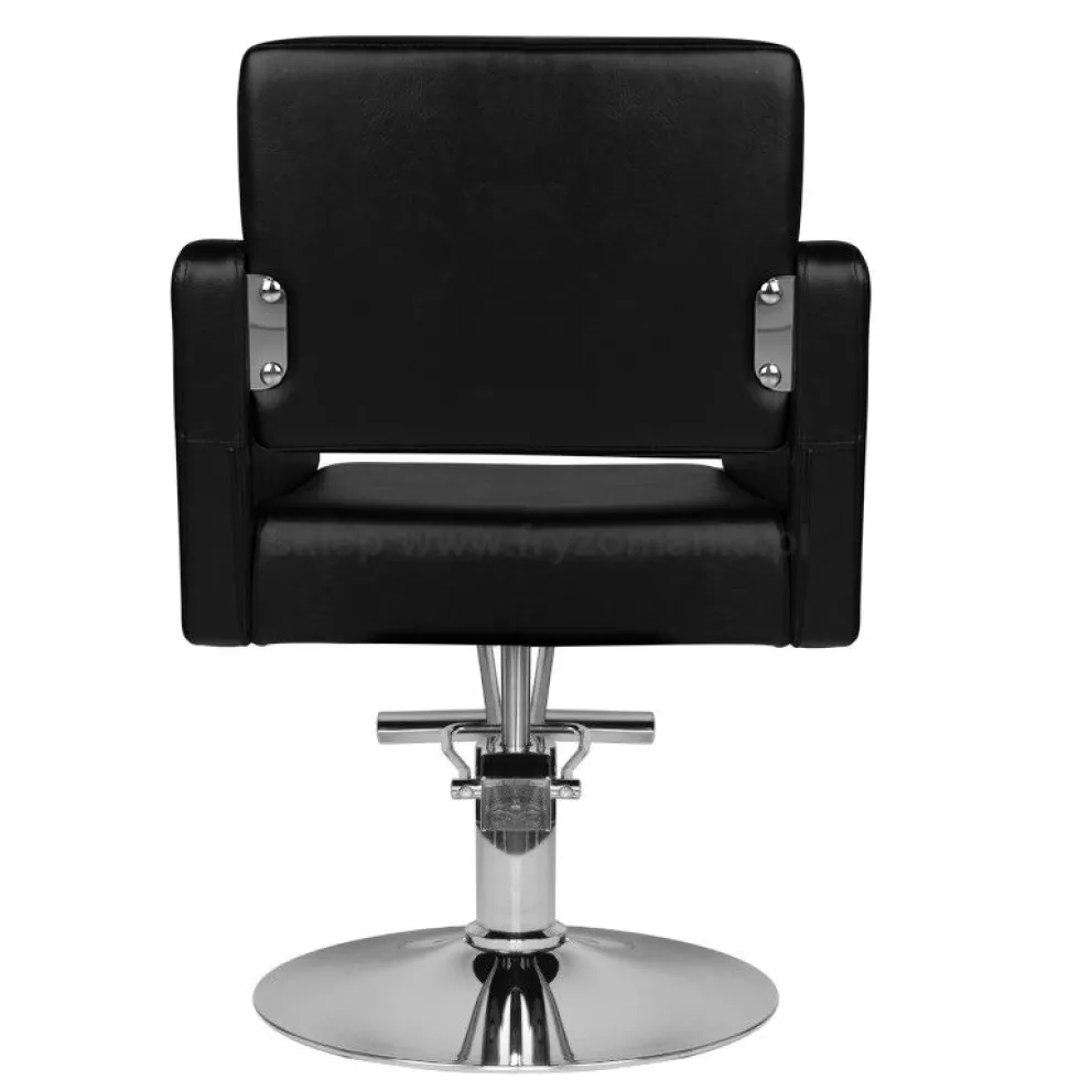 Hair System HS40 Fotel fryzjerski, czarny dostępny w 48h