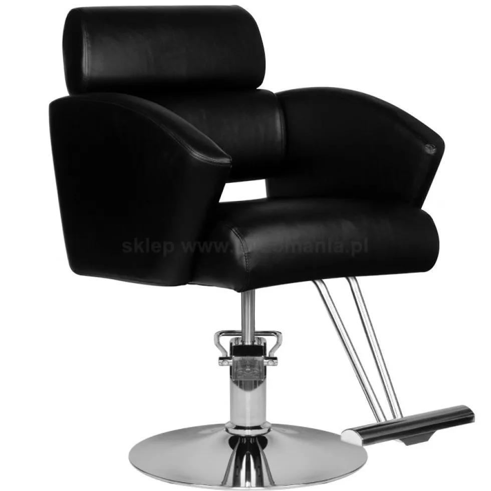 Hair System HS02 Fotel fryzjerski, czarny dostępny w 48h