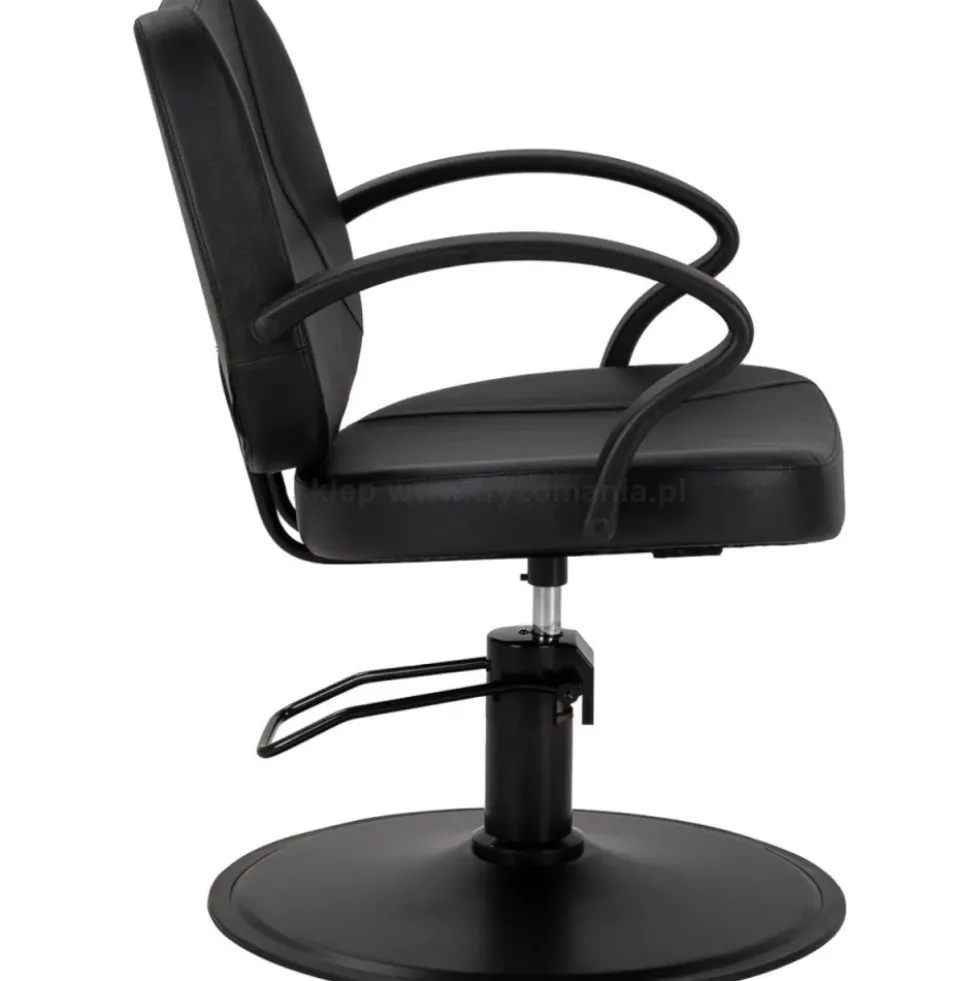 Hair System S20 Fotel fryzjerski czarny, dostępny w 48h