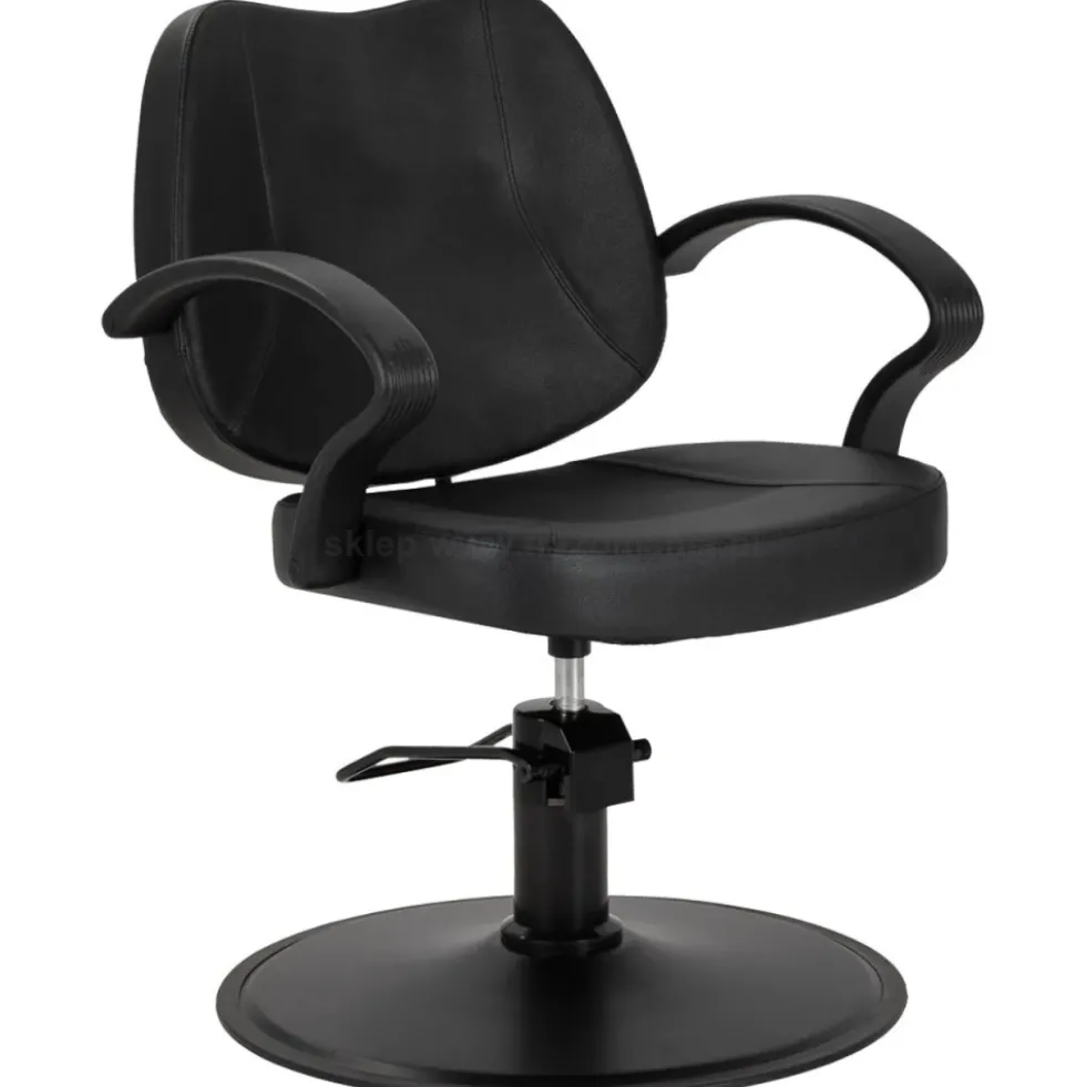Hair System S20 Fotel fryzjerski czarny, dostępny w 48h