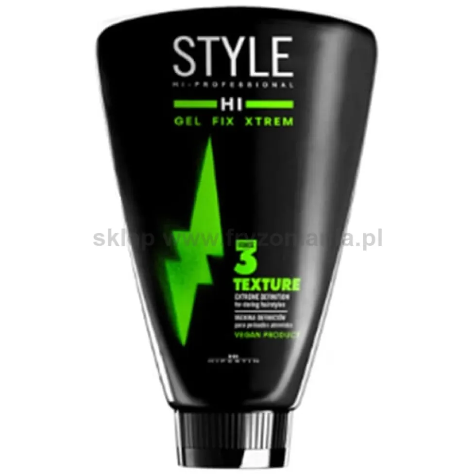 Hipertin Hi-Style Gel Fix Xtrem 3-force żel do stylizacji włosów 225ml
