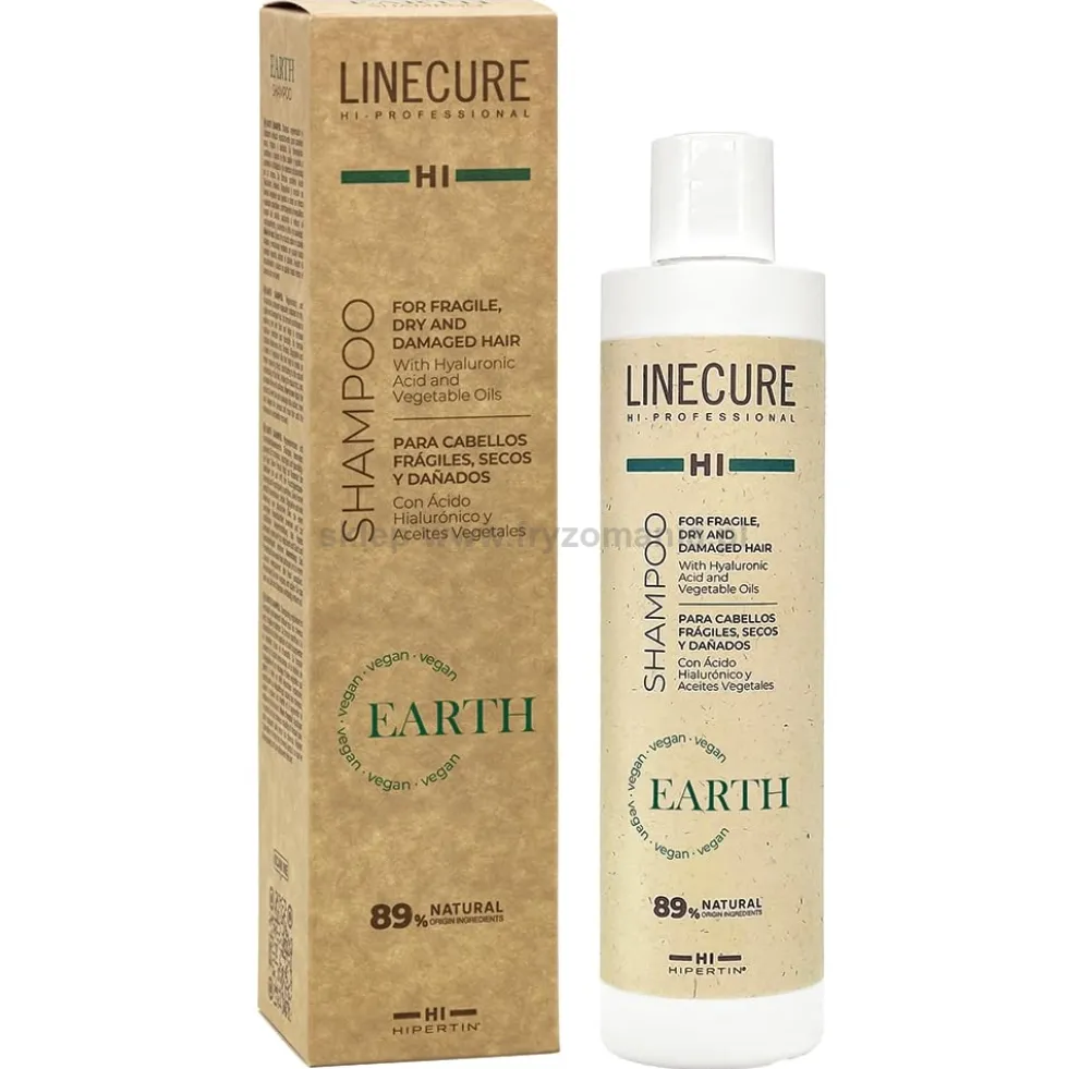 Hipertin Linecure Earth Szampon nawilżający i regenerujący do włosów 300ml