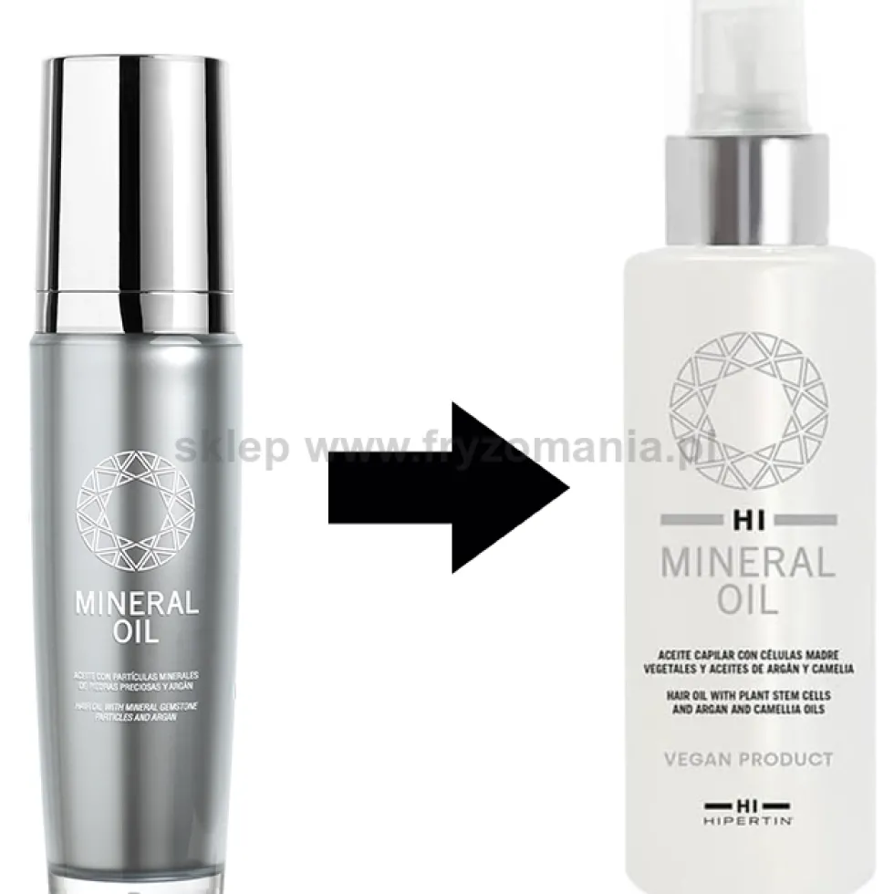Hipertin Mineral Oil Olejek pielęgnacyjny z diamentami do włosów 100ml
