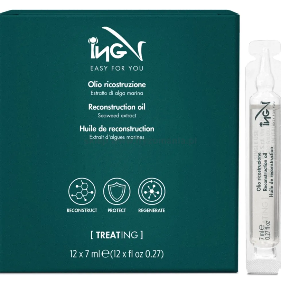 ING Reconstruction Oil olejek / ampułki regenerujące włosy 12x7ml