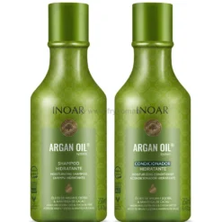 Inoar Argan Oil, szampon i odżywka po keratynowym prostowaniu włosów 2 x 250ml