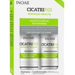 Inoar Cicatrifios Zestaw do włosów zniszczonych i po zabiegach chemicznych 2x250ml