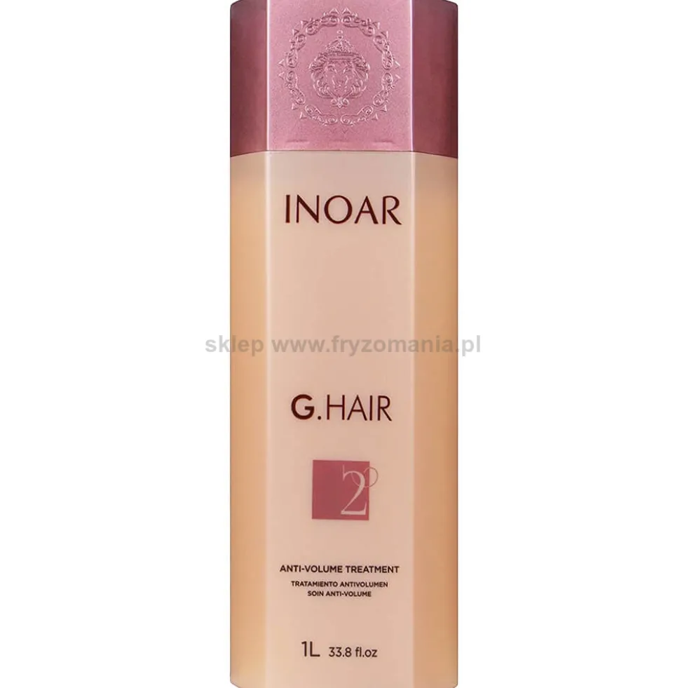 Inoar G.Hair Keratyna do kuracji keratynowej dla włosów niesfornych i trudnych 1000ml