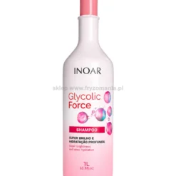 Inoar Glycolic Force Duo - zestaw do regeneracji włosów szampon 1000ml i odżywka 800ml