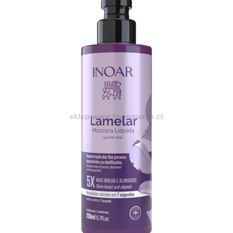 Inoar Lamelar Liquid Maska lamelarna do włosów 200ml