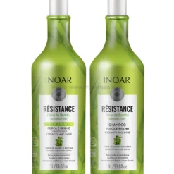 Inoar Resistance Bambu Zestaw szampon + odżywka do włosów kruchych i łamliwych 2x1000ml