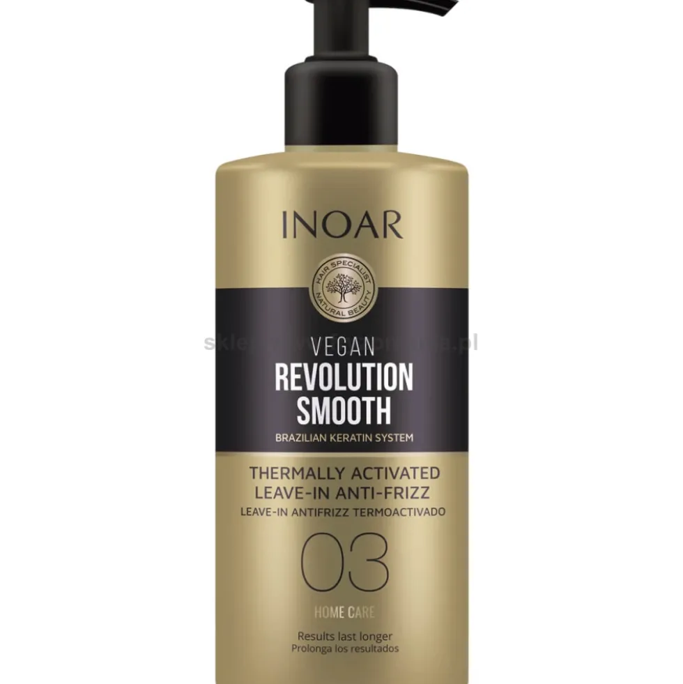 Inoar Vegan Revolution Smooth Anti-Frizz Odżywka bez spłukiwania do włosów 350ml