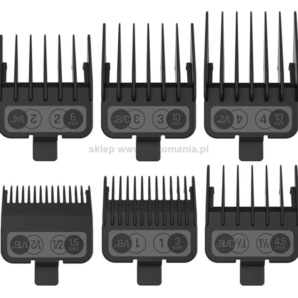 JRL Guard-4 S FreshFade 2020C Nasadki do maszynki 1.5, 3, 4.5, 6, 10, 13mm