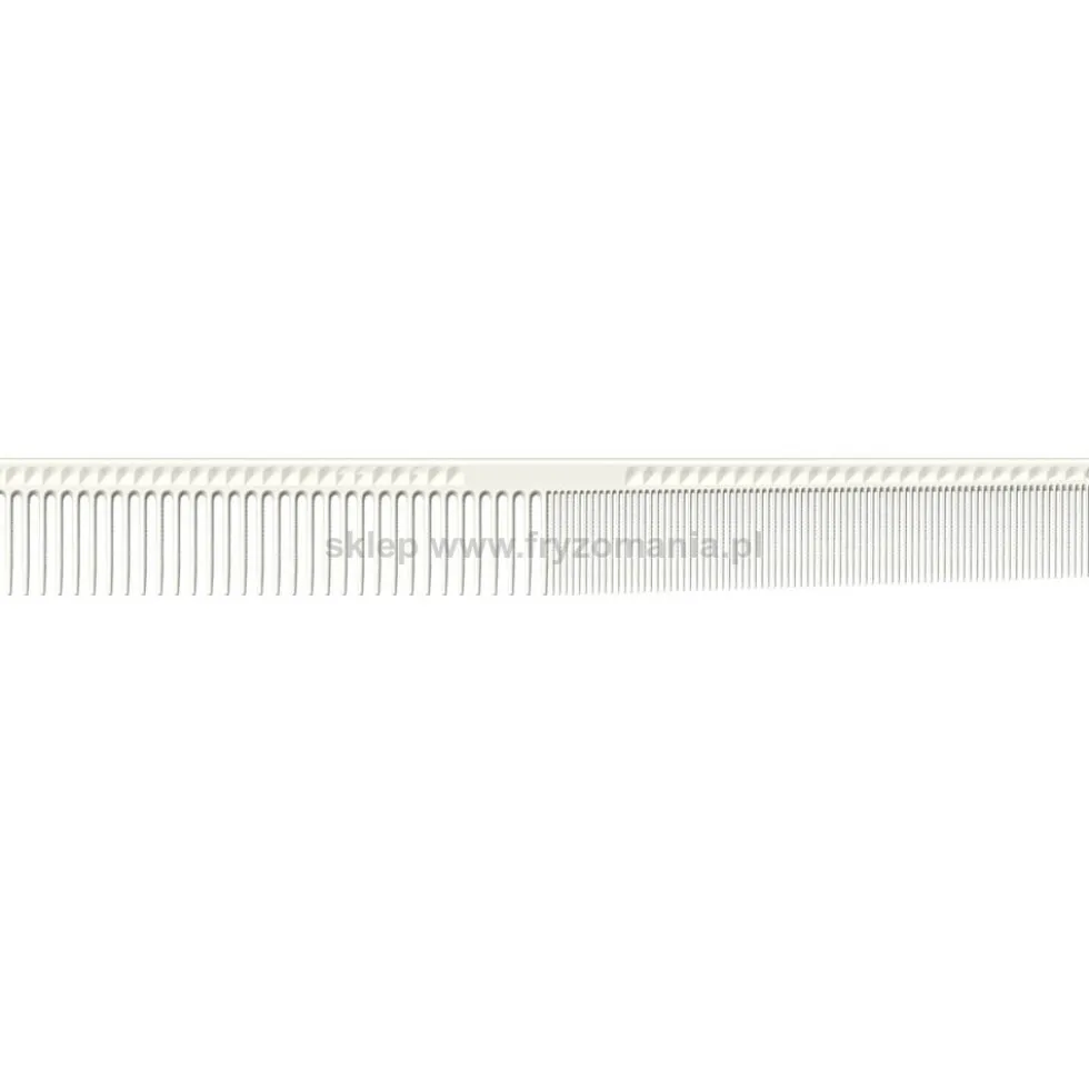 JRL J307 Grzebień do włosów antystatyczny rozmiar 9.3" biały