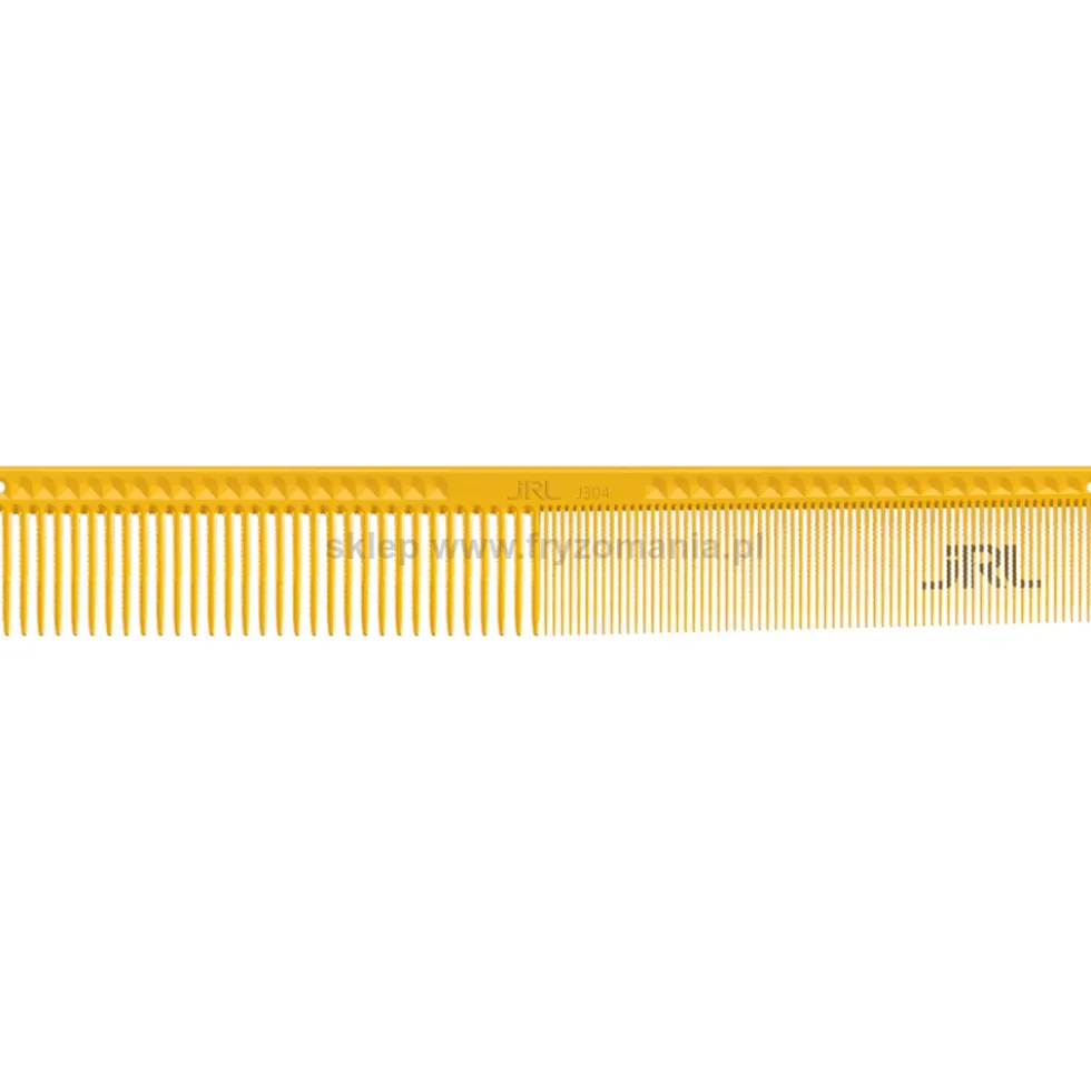 JRL J304 Grzebień do włosów antystatyczny 7.4" żółty