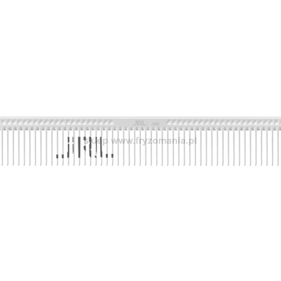 JRL J309 Grzebień do włosów antystatyczny 8.8" biały