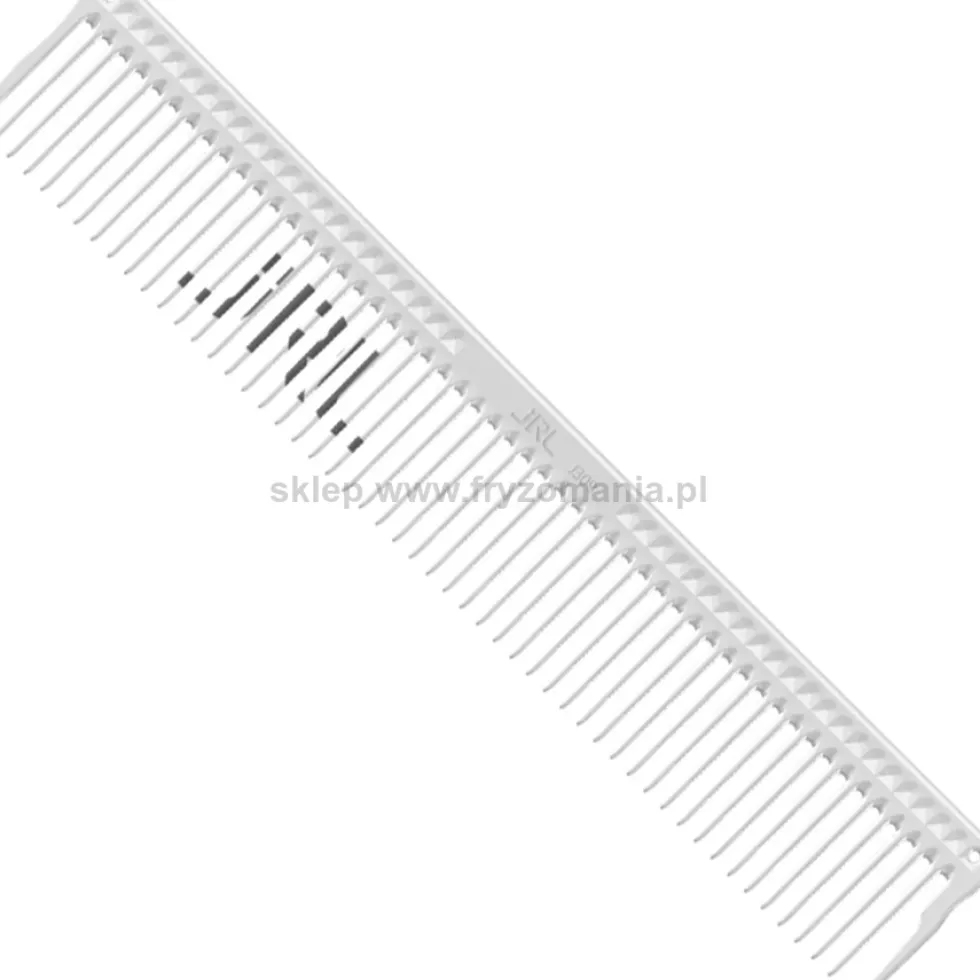 JRL J309 Grzebień do włosów antystatyczny 8.8" biały