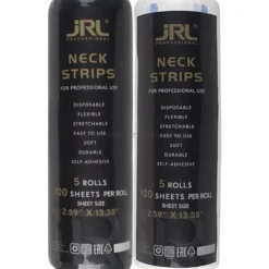 JRL Neck Strips Kołnierzyki fryzjerskie 5x100szt., białe lub czarne