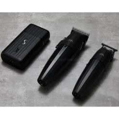 JRL Onyx Fresh Fade 2020TB Trymer do włosów bezprzewodowa ze stacją ładującą, czarny