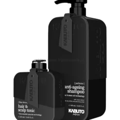 Kabuto Katana Anti-Ageing - zestaw przeciwstarzeniowy do włosów dla mężczyzn szampon 1000ml i tonik 250ml