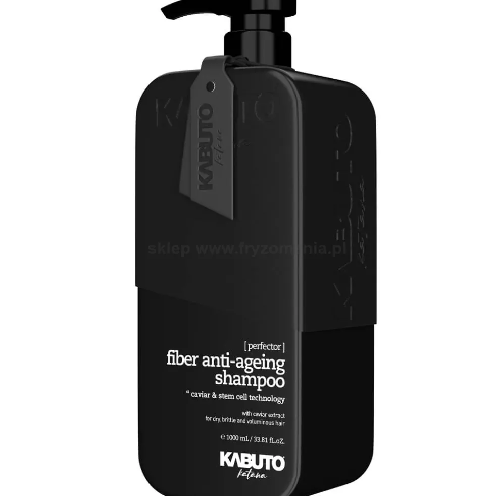 Kabuto Katana Anti-Ageing - zestaw przeciwstarzeniowy do włosów dla mężczyzn szampon 1000ml i tonik 250ml