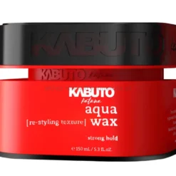 Kabuto Katana Aqua Wax Red mocna pomada woskowa do włosów dla mężczyzn 150ml