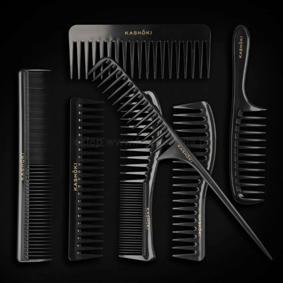 Kashoki Tomoko HR Comb Detangling 436 Grzebień z dwoma rodzajami zębów