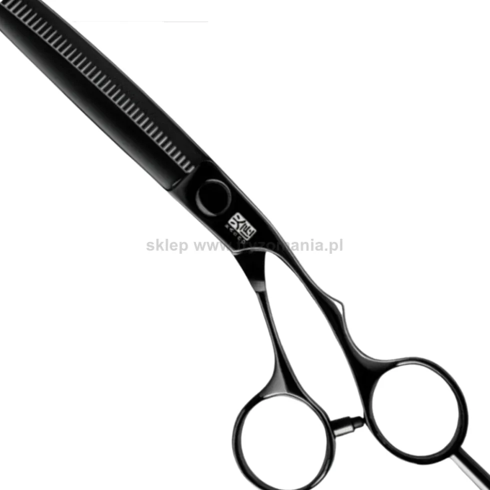 Kasho Silver DLC, degażówki fryzjerskie offsetowe 38 zębów, typ B, rozmiar 6.0''