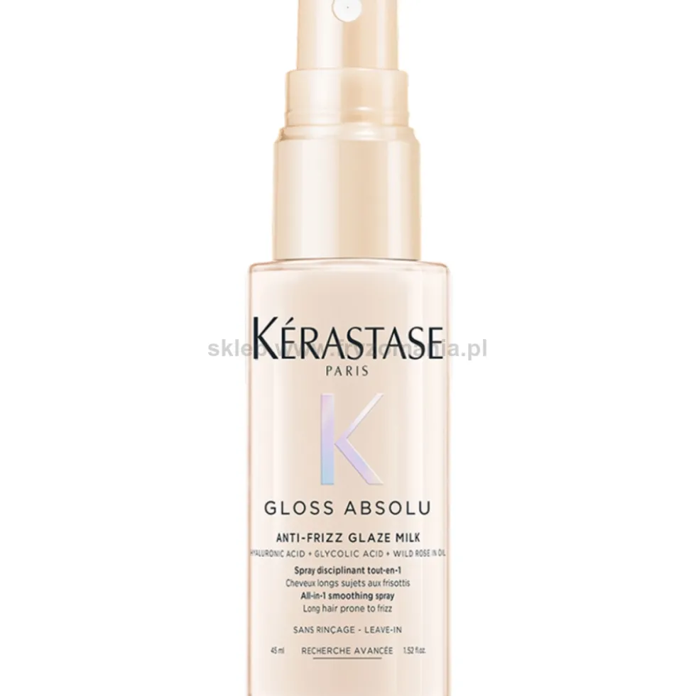 Kerastase Gloss Absolu Anti-frizz Glaze Milk Spray wygładzający do włosów długich 45ml