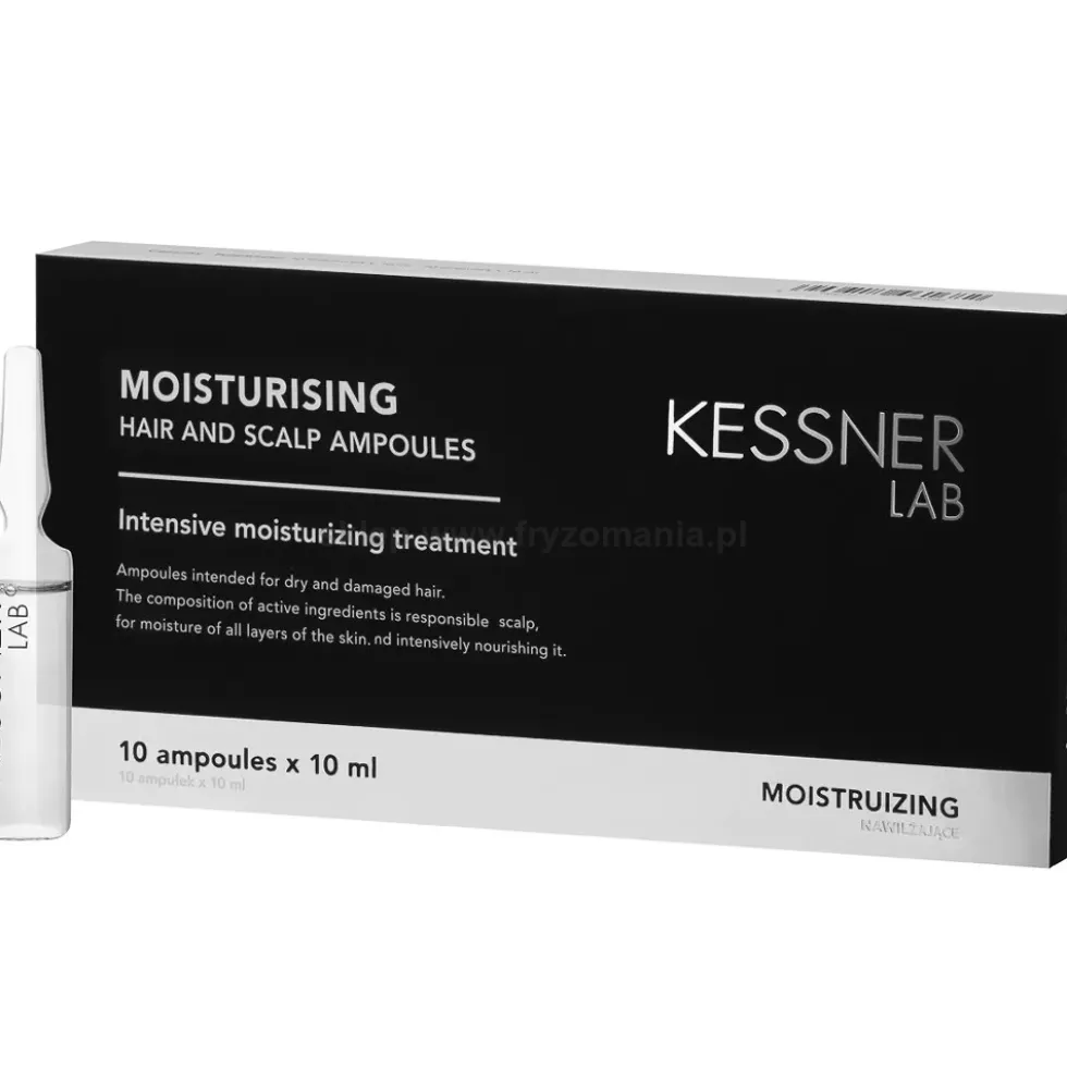 Kessner Lab Moisturising Ampułki nawilżające do włosów i skóry głowy 10x10ml