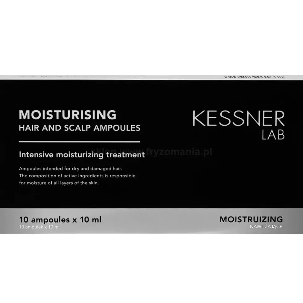 Kessner Lab Moisturising Ampułki nawilżające do włosów i skóry głowy 10x10ml