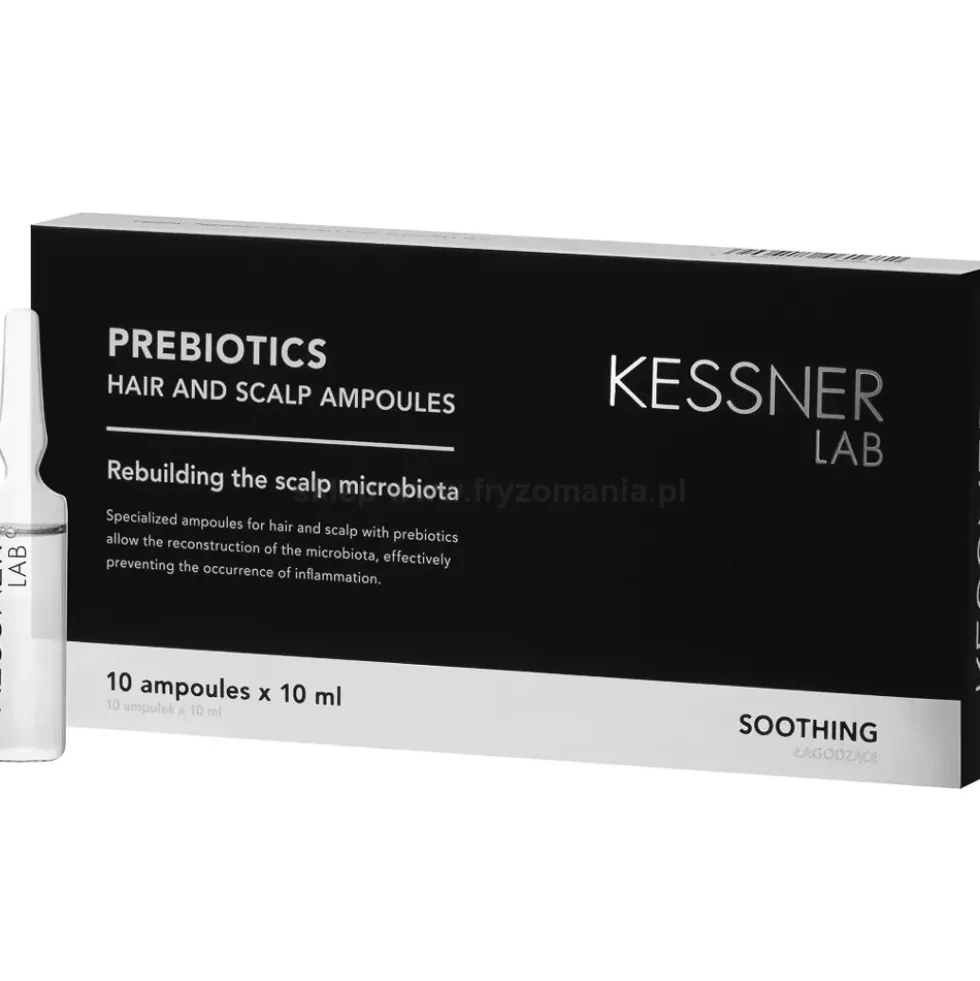 Kessner Lab Prebiotics Ampułki na podrażnioną i suchą skórę głowy 10x10ml