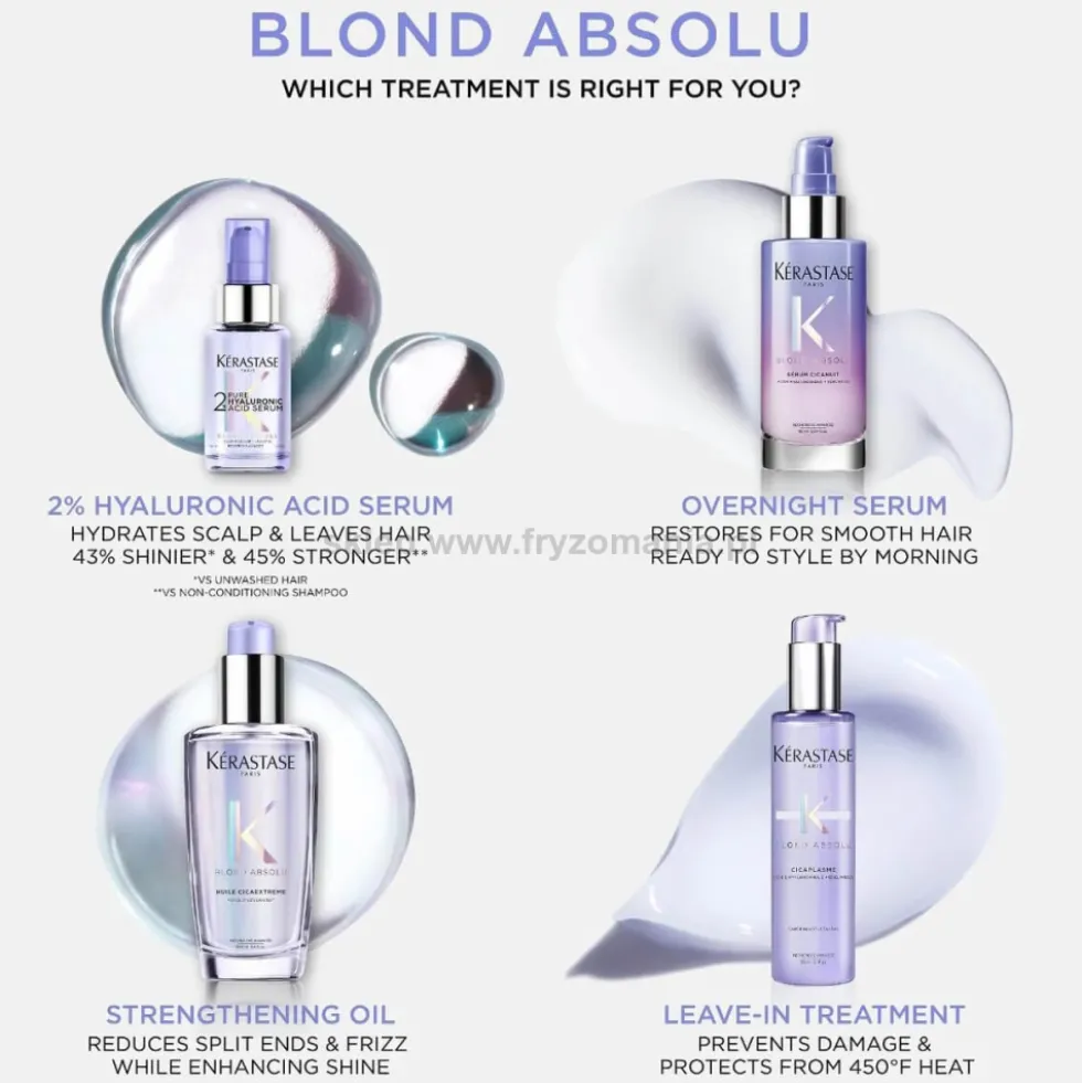 Kérastase Blond Absolu 2% Hyaluronic Serum do włosów blond i rozjaśnianych z kwasem hialuronowym 50ml