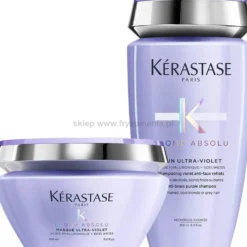 Kérastase Blond Absolu Ultra-Violet - zestaw neutralizujący do włosów blond szampon 250ml i maska 200ml