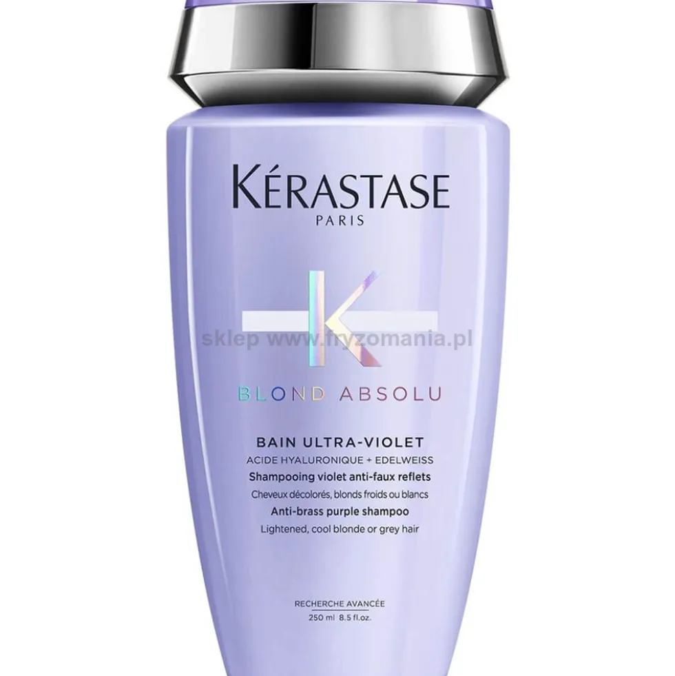 Kérastase Blond Absolu Ultra-Violet - zestaw neutralizujący do włosów blond szampon 250ml i maska 200ml