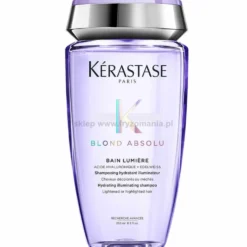 Kérastase Blond Absolu - zestaw do włosów farbowanych na blond, szampon 250ml, maska 200ml i szczotka Olivia Garden Fingerbrush