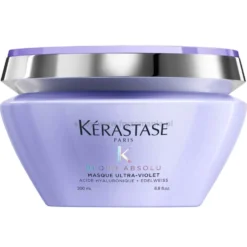 Kérastase Blond Absolu - zestaw do włosów farbowanych na blond, szampon 250ml, maska 200ml i szczotka Olivia Garden Fingerbrush