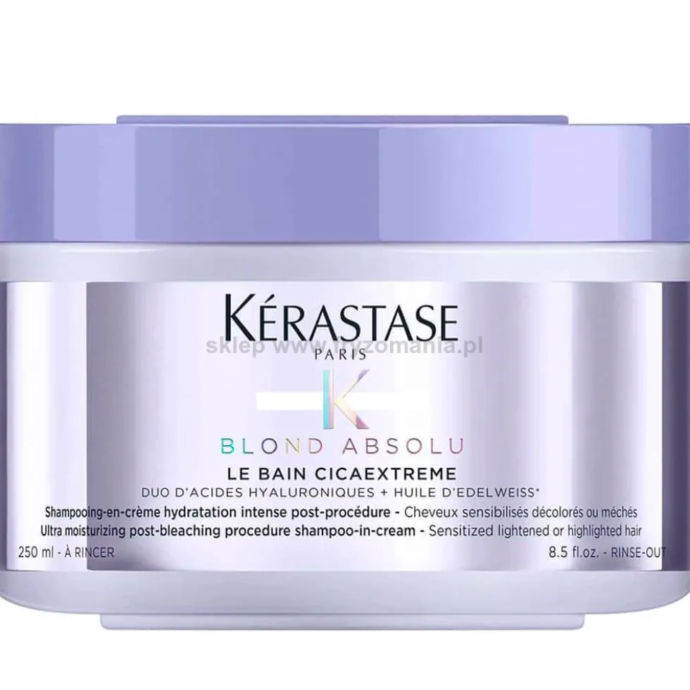 Kérastase Blond Absolu - zestaw nawilżający do włosów blond szampon 250ml i odżywka 250ml
