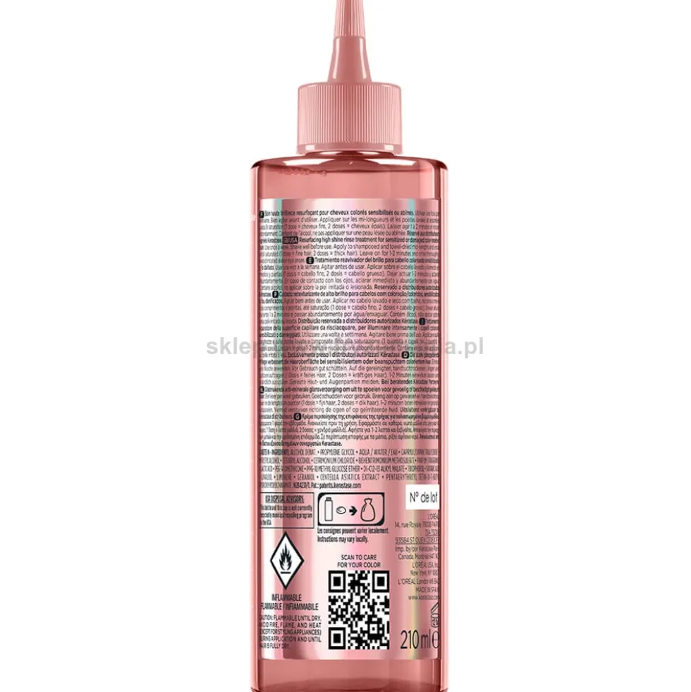Kérastase Chroma Absolu Gloss Płyn kwasowy nabłyszczający do włosów farbowanych 210ml