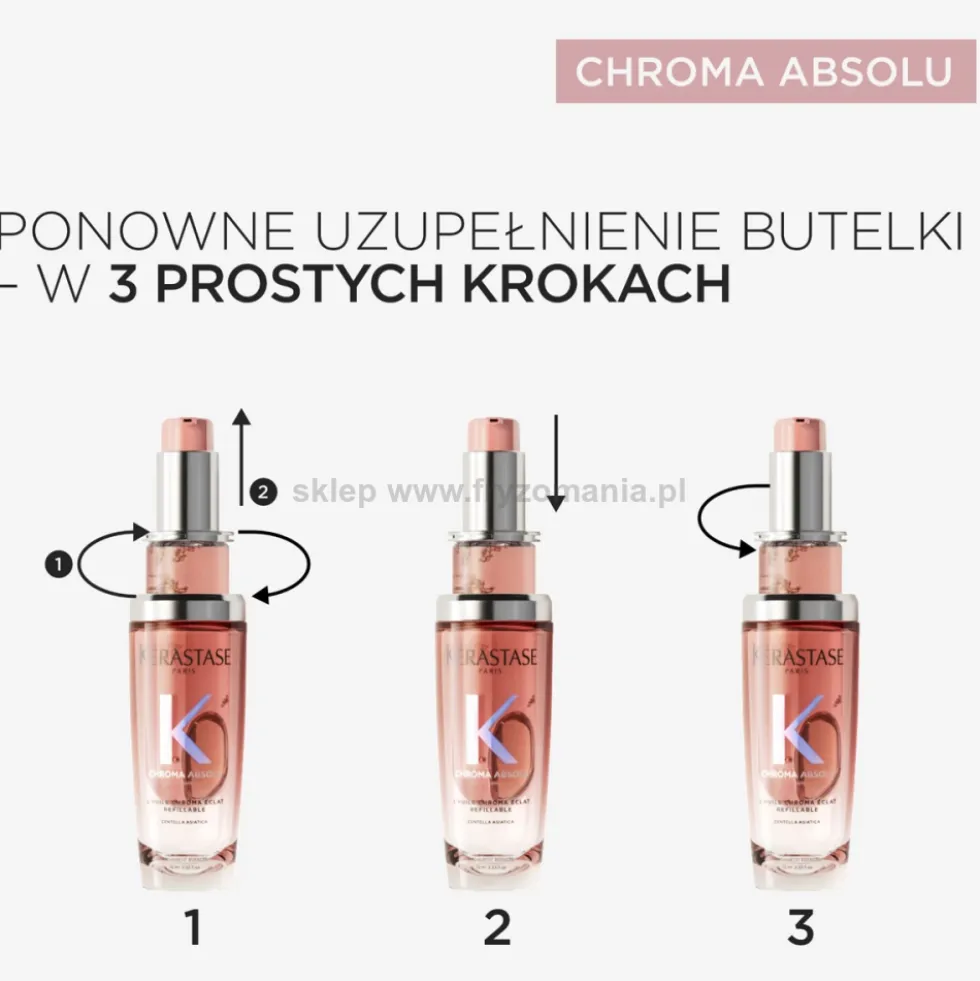 Kérastase Chroma Absolu Refillable Olejek do włosów farbowanych z możliwością uzupełniania 75ml
