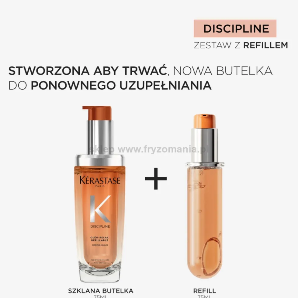 Kérastase Discipline Oleo-Relax Olejek do włosów puszących się, uzupełnienie 75ml