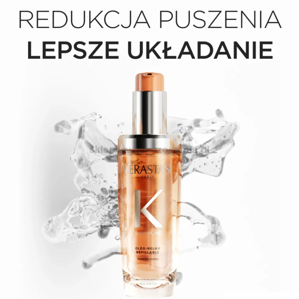 Kérastase Discipline Oleo-Relax Refillable Olejek do włosów puszących się z możliwością uzupełniania 75ml