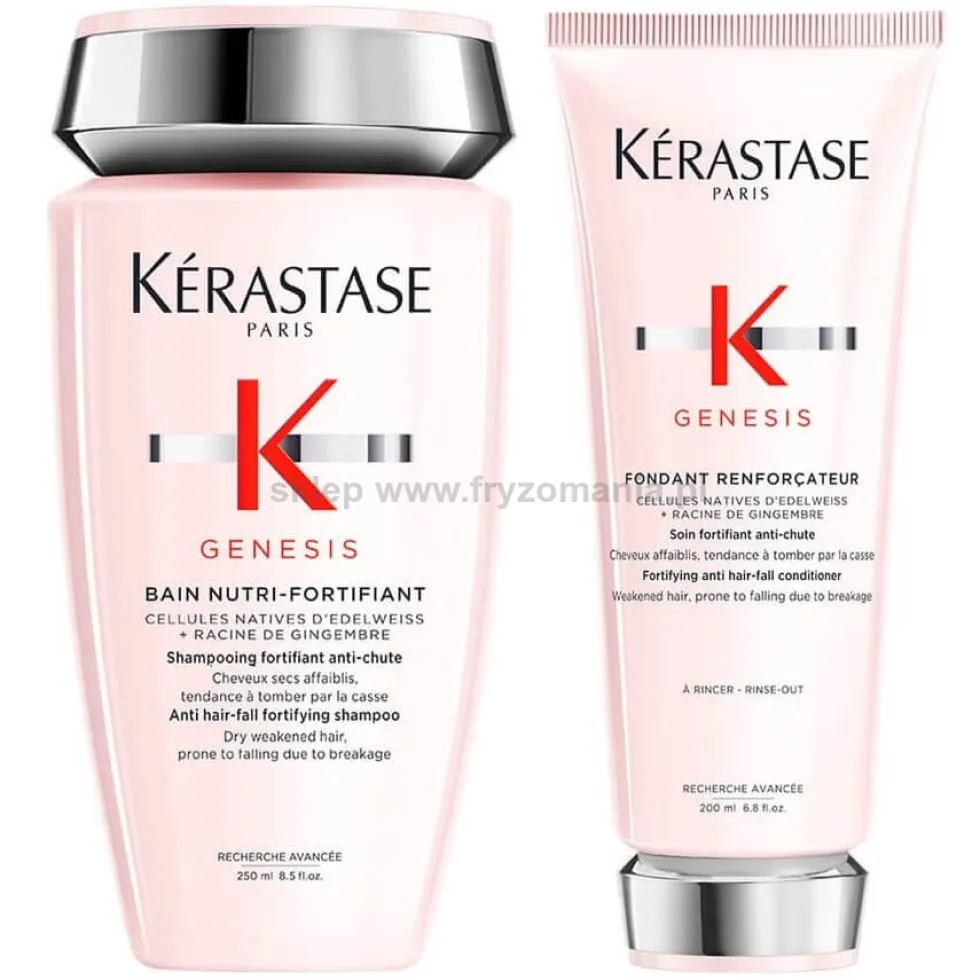 Kérastase Genesis - zestaw do włosów osłabionych i łamliwych, szampon 250ml i odżywka 200ml