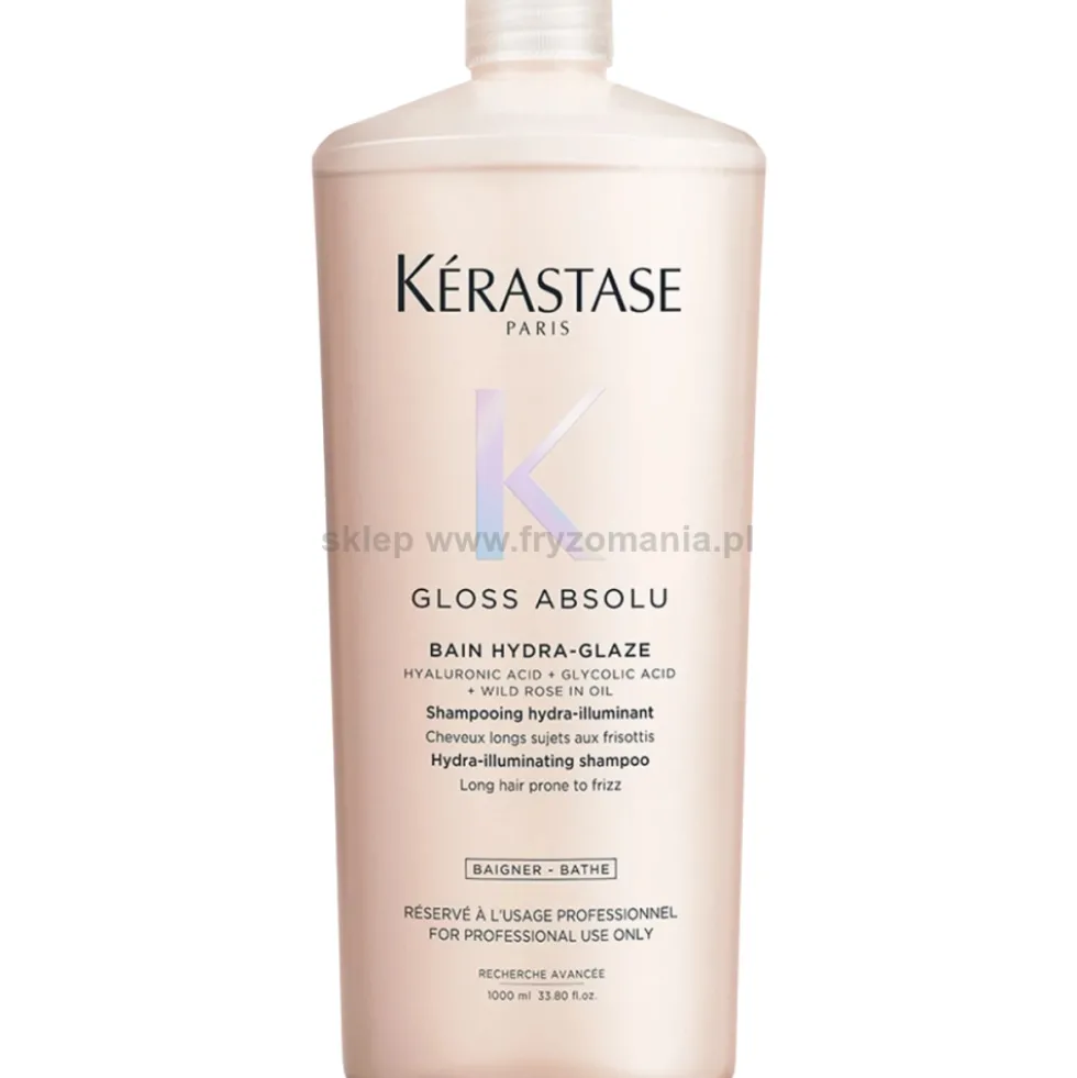 Kérastase Gloss Absolu Hydra-Glaze Szampon nawilżająco-rozświetlający do włosów długich 1000ml